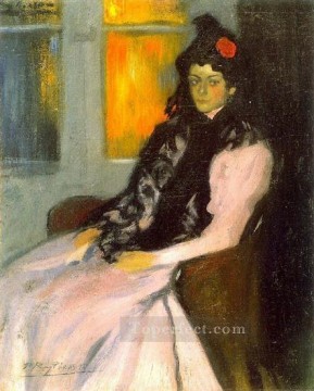 パブロ・ピカソ Painting - ローラ・ピカソ 芸術家パブロ・ピカソの妹 1899